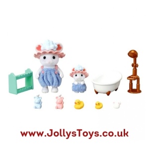 Sylvanian Families Bath Time Bubbles Siblings Set